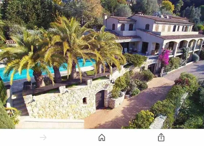 Villa Loucisa Nice Piscine Vue Mer 8 Chambres 25 Personnes